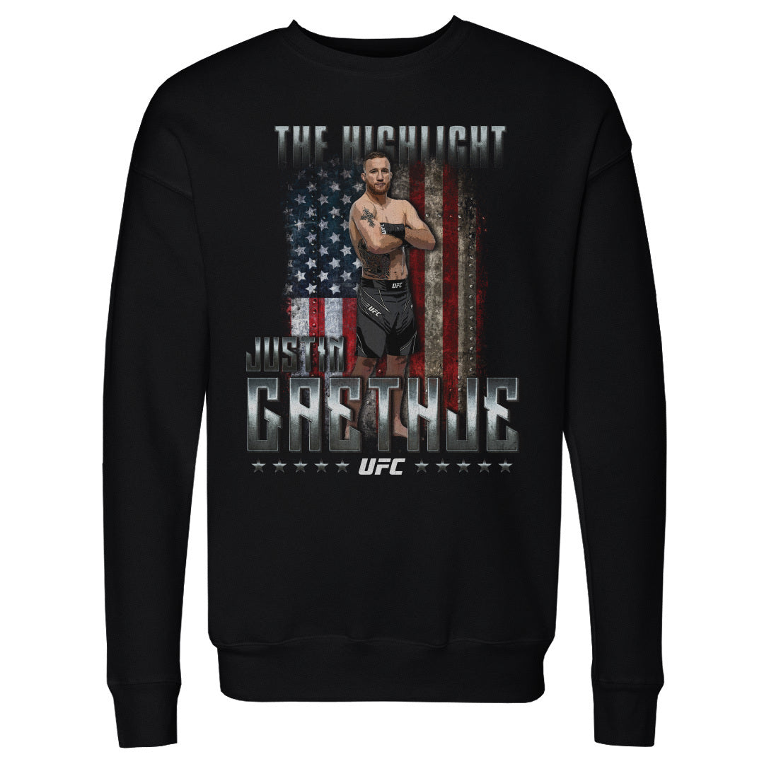 Justin Gaethje Men&#39;s Crewneck Sweatshirt | 500 LEVEL