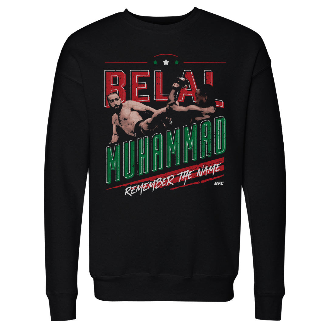 Belal Muhammad Men&#39;s Crewneck Sweatshirt | 500 LEVEL