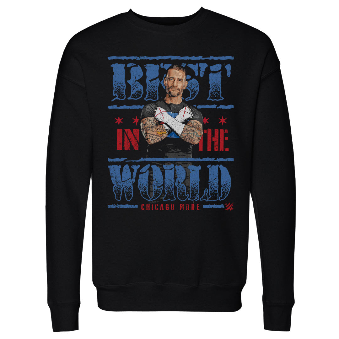 CM Punk Men&#39;s Crewneck Sweatshirt | 500 LEVEL