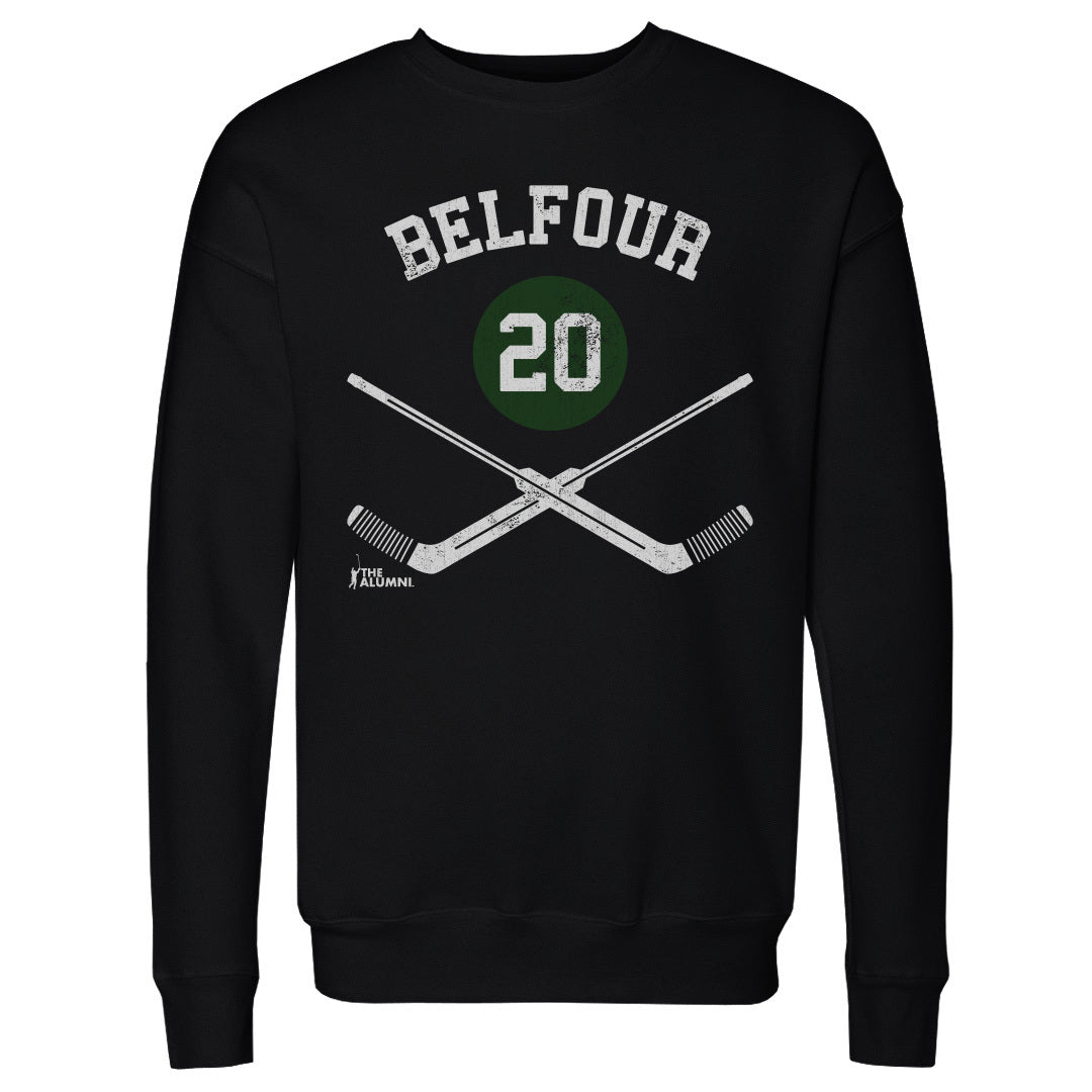 Ed Belfour Men&#39;s Crewneck Sweatshirt | 500 LEVEL