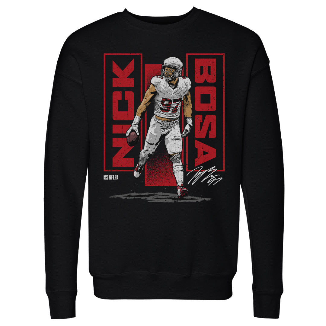 Nick Bosa Men&#39;s Crewneck Sweatshirt | 500 LEVEL