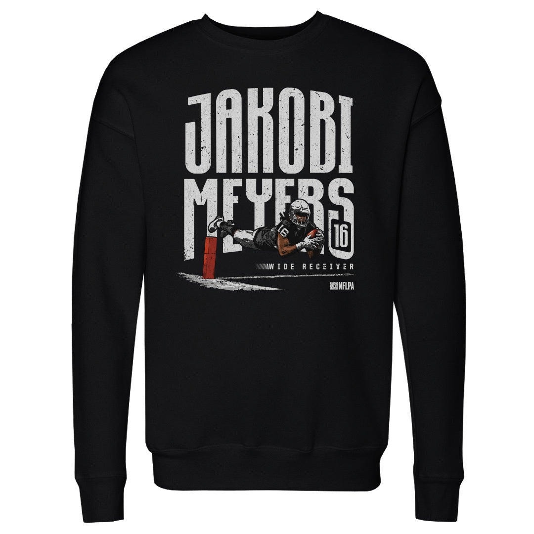 Jakobi Meyers Men&#39;s Crewneck Sweatshirt | 500 LEVEL