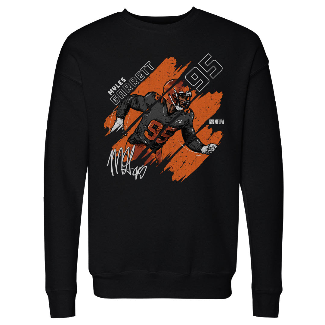 Myles Garrett Men&#39;s Crewneck Sweatshirt | 500 LEVEL