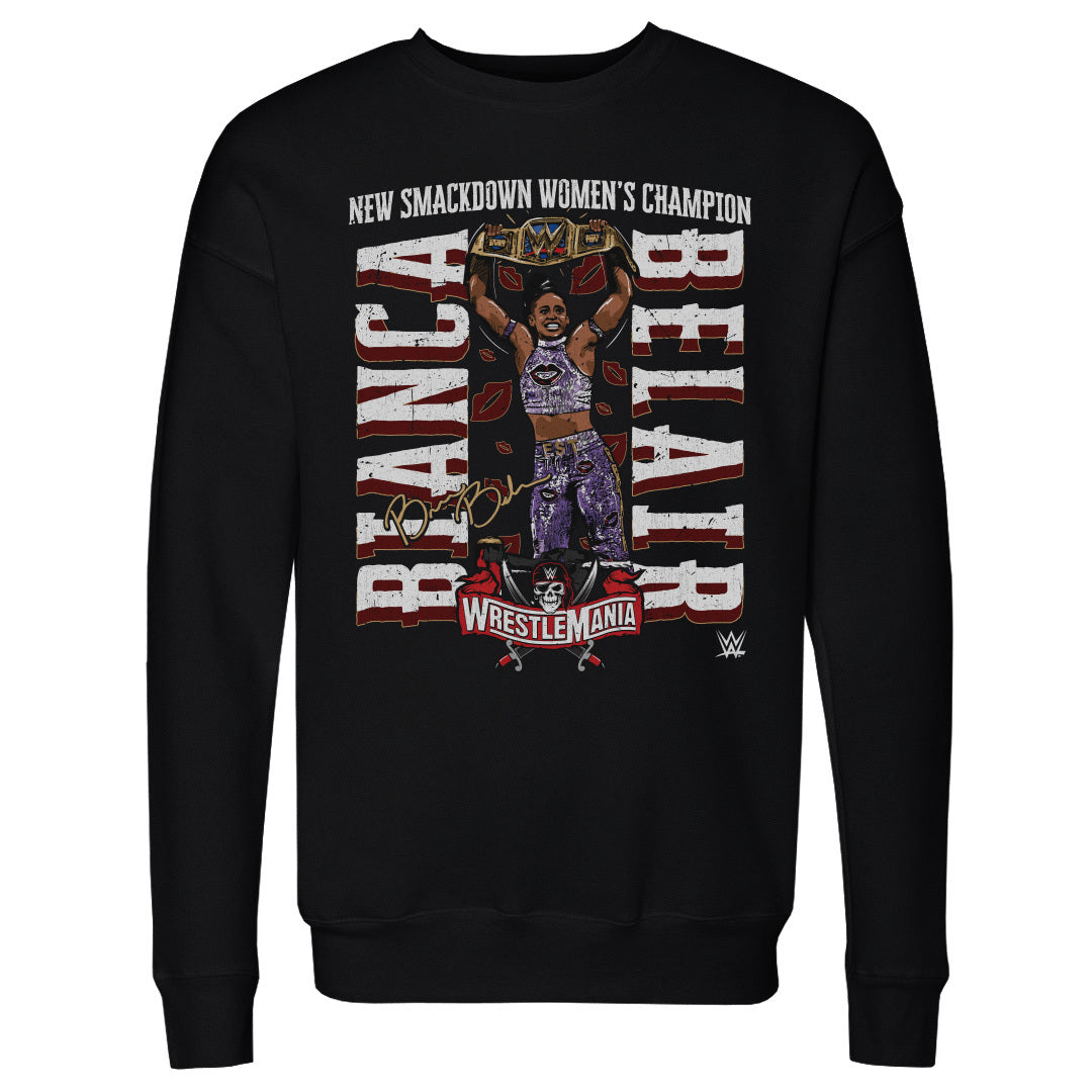 Bianca Belair Men&#39;s Crewneck Sweatshirt | 500 LEVEL