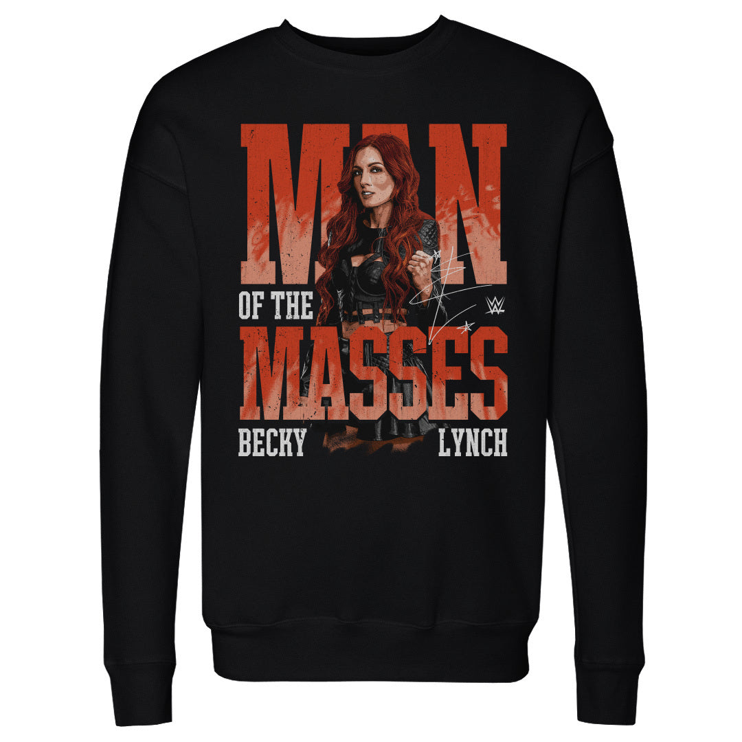 Becky Lynch Men&#39;s Crewneck Sweatshirt | 500 LEVEL