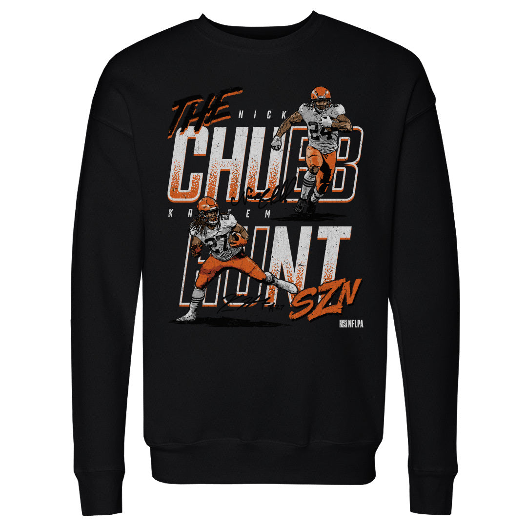 Nick Chubb Men&#39;s Crewneck Sweatshirt | 500 LEVEL