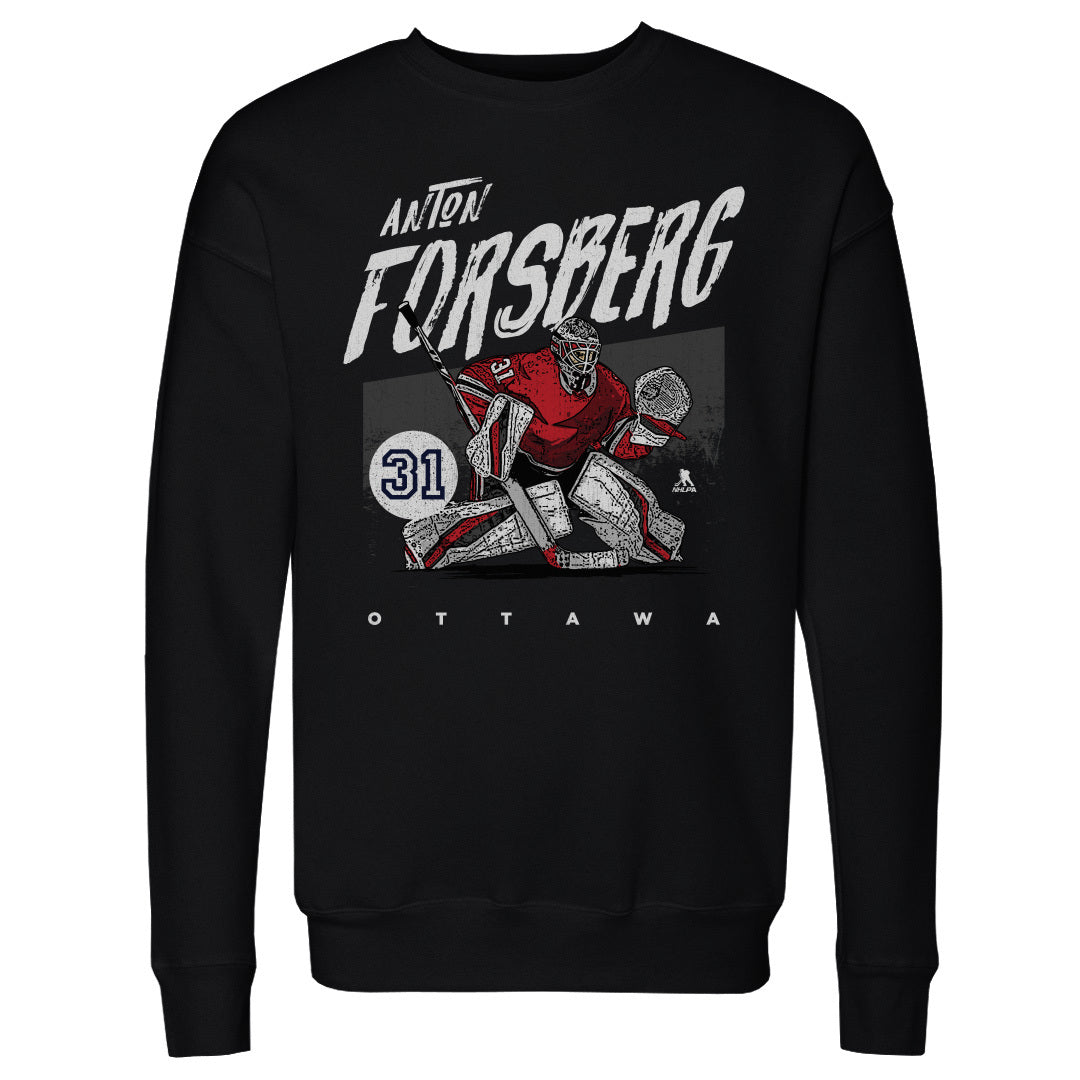 Anton Forsberg Men&#39;s Crewneck Sweatshirt | 500 LEVEL