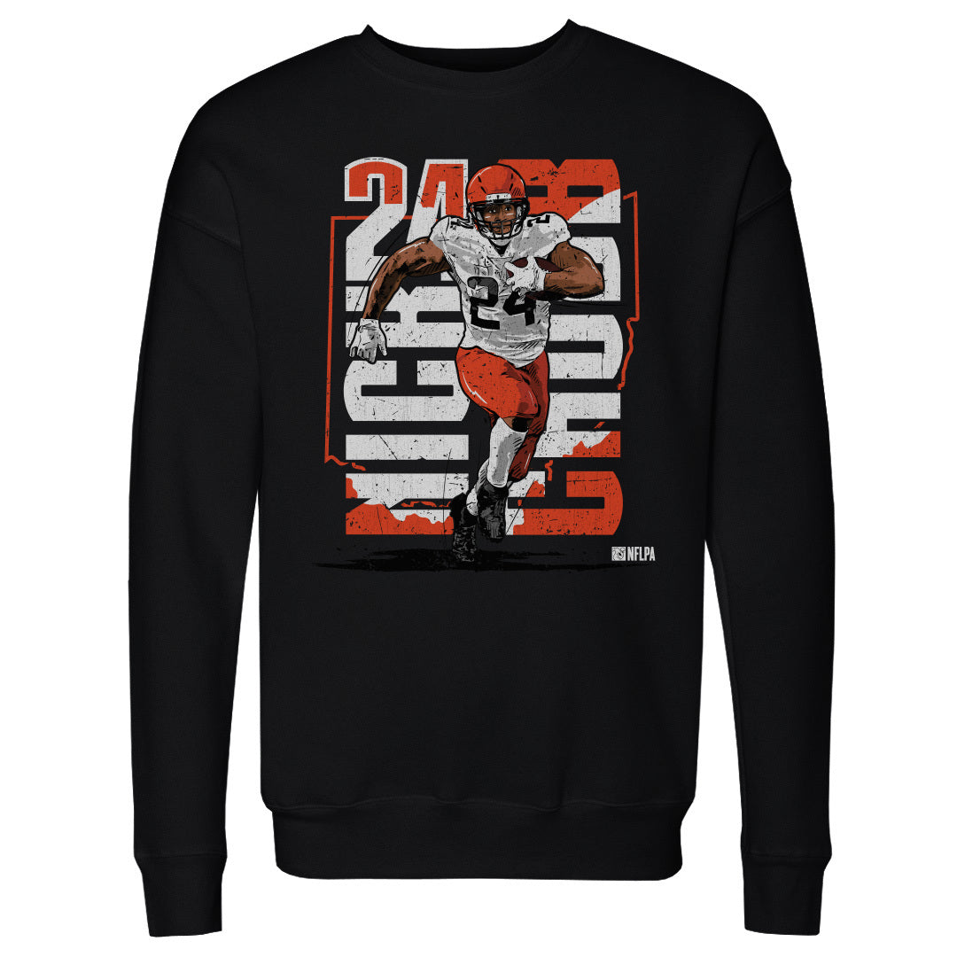 Nick Chubb Men&#39;s Crewneck Sweatshirt | 500 LEVEL