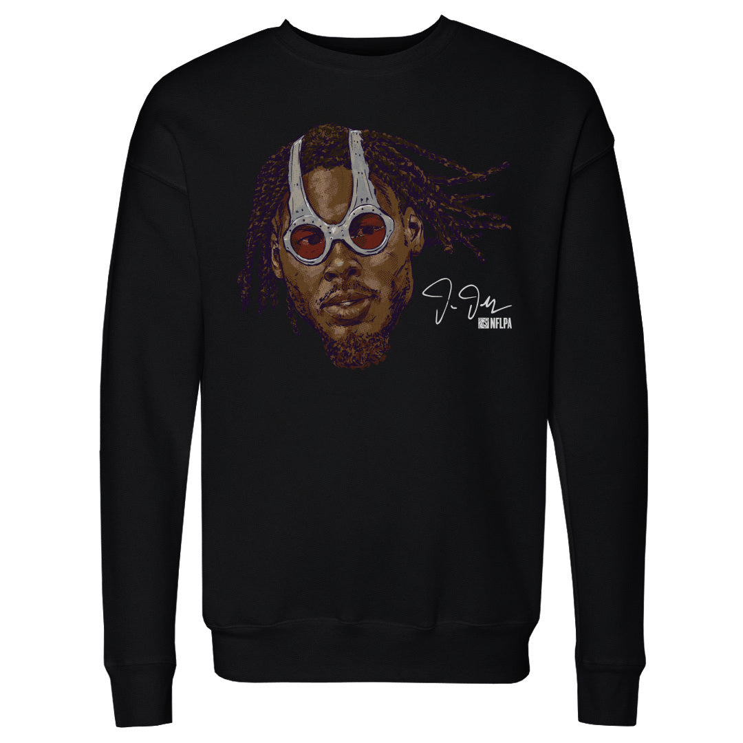 Justin Jefferson Men&#39;s Crewneck Sweatshirt | 500 LEVEL