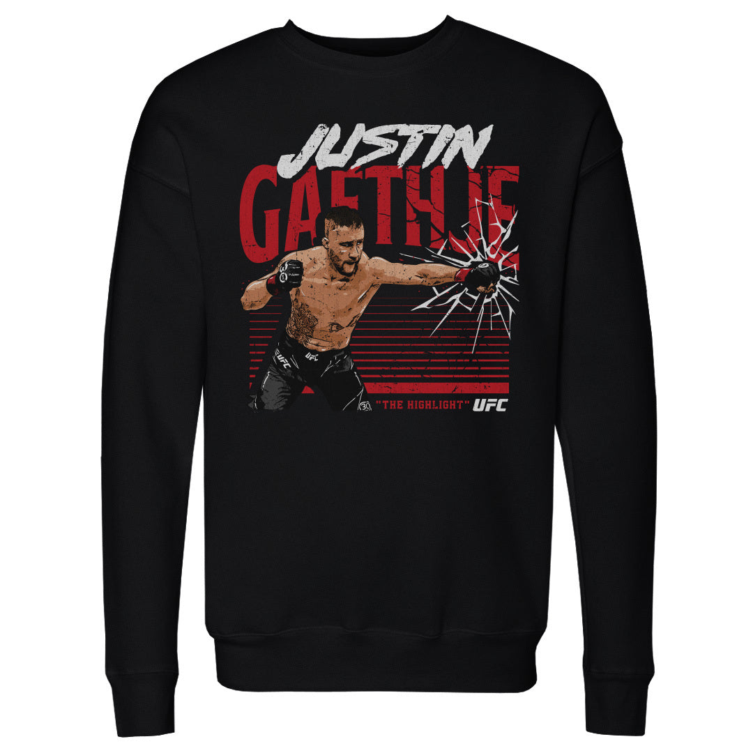 Justin Gaethje Men&#39;s Crewneck Sweatshirt | 500 LEVEL