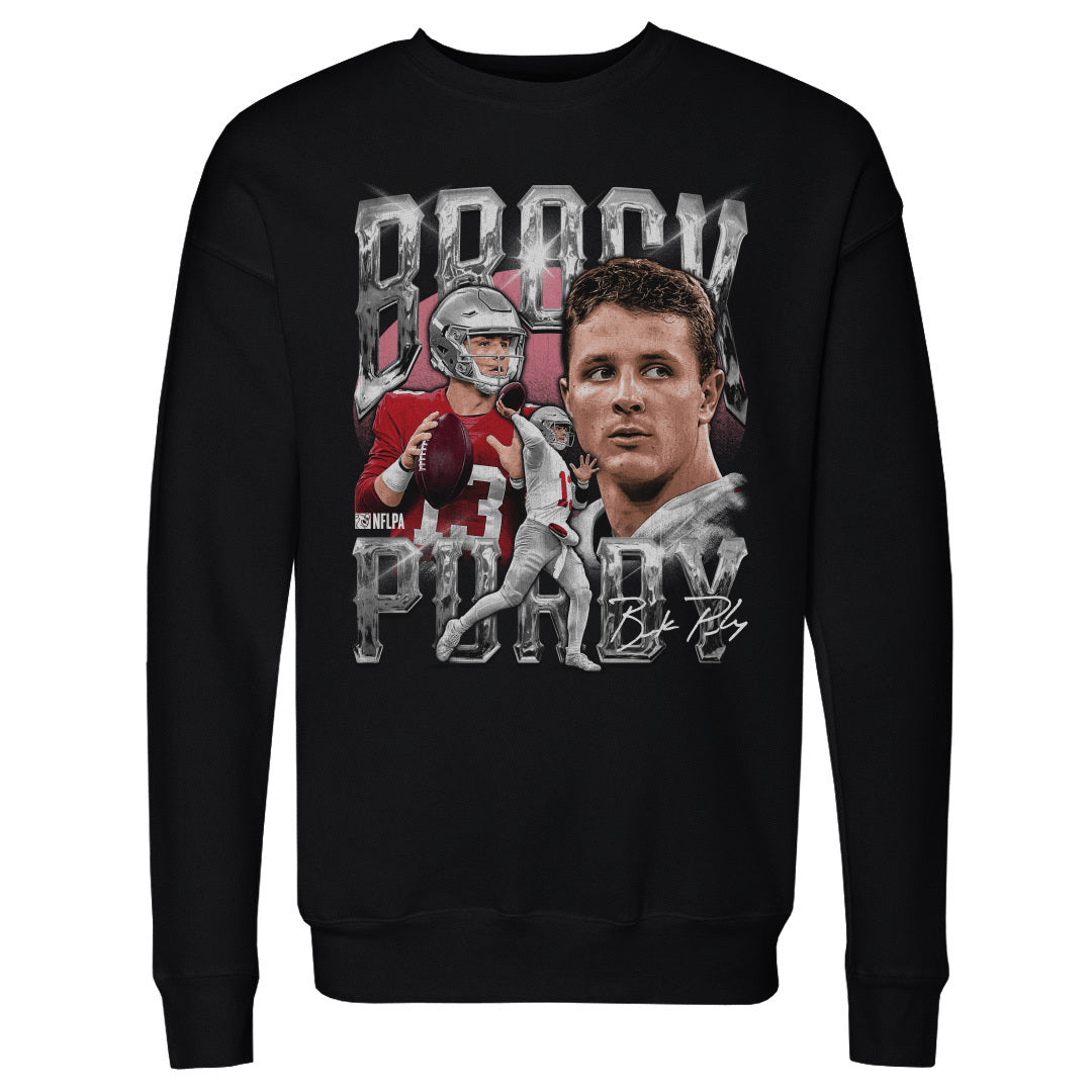 Brock Purdy Men&#39;s Crewneck Sweatshirt | 500 LEVEL