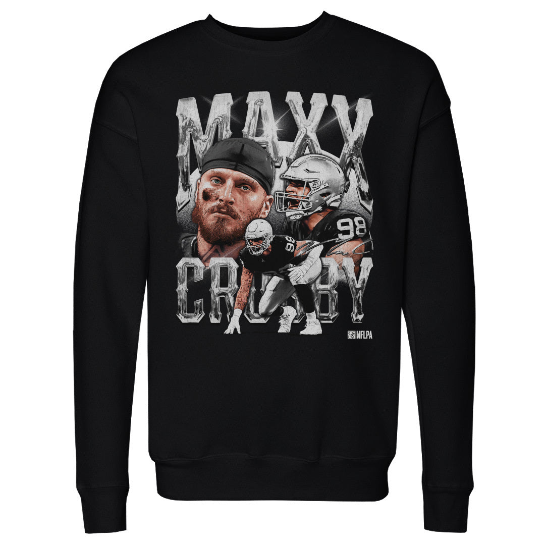 Maxx Crosby Men&#39;s Crewneck Sweatshirt | 500 LEVEL