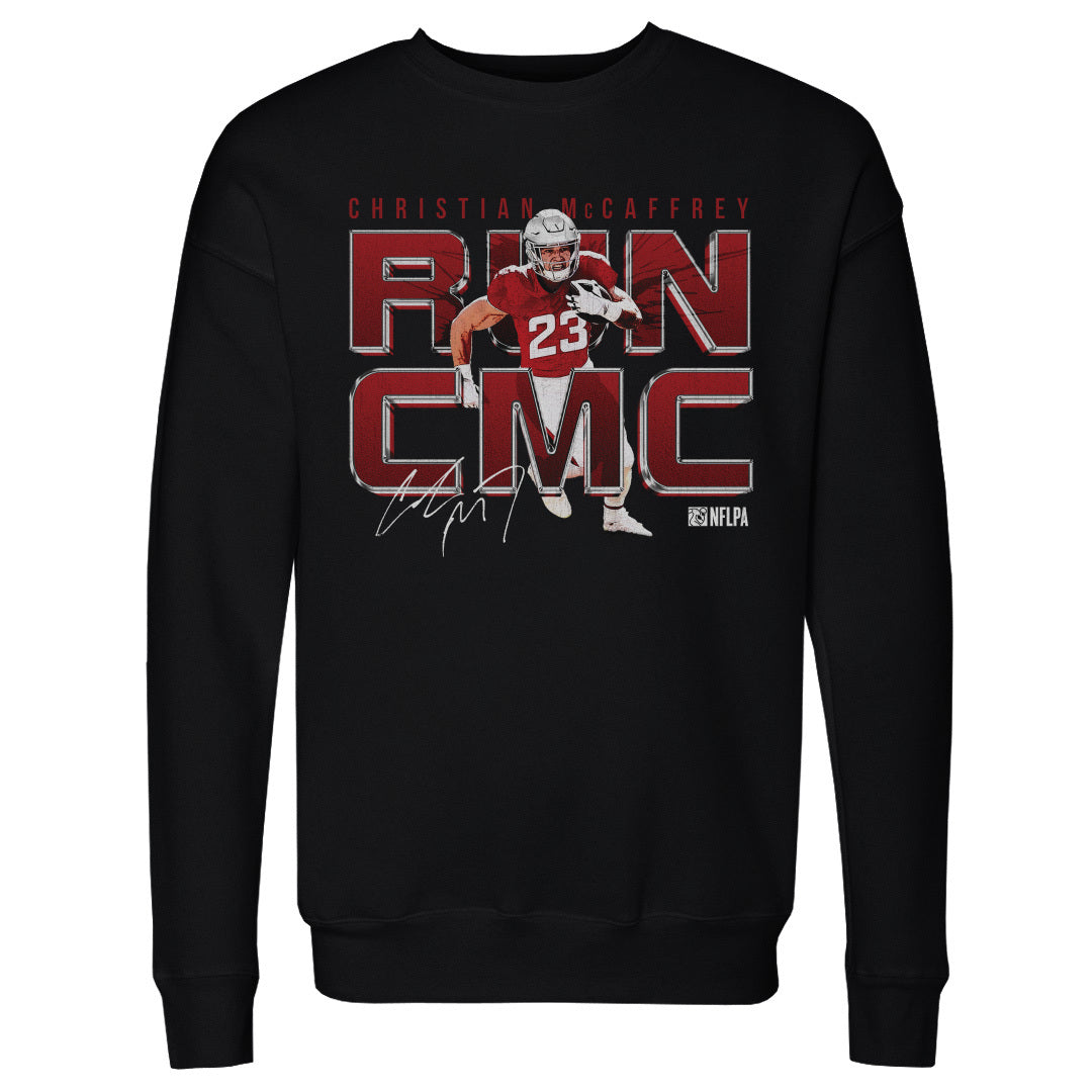 Christian McCaffrey Men&#39;s Crewneck Sweatshirt | 500 LEVEL