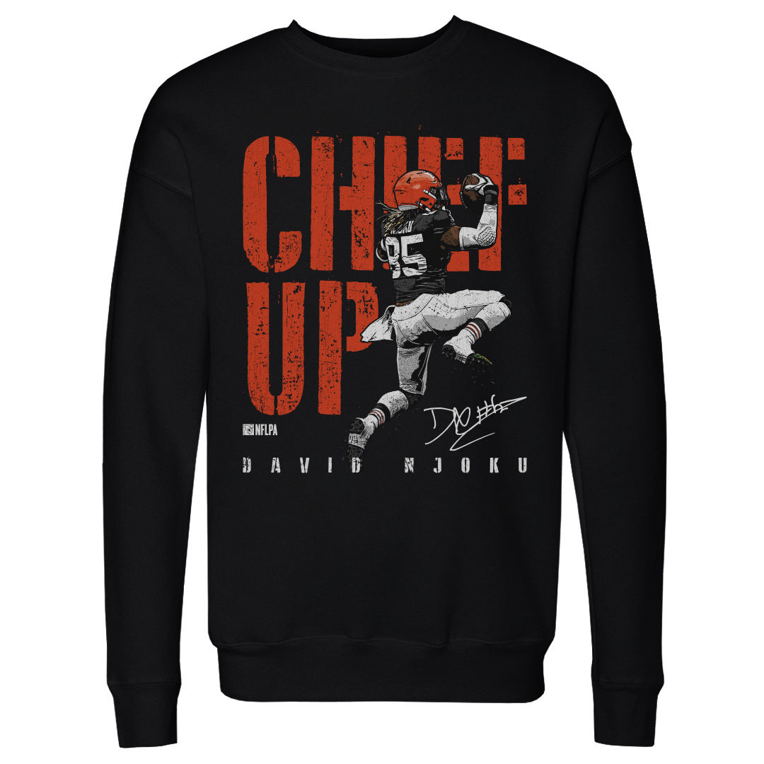 David Njoku Men&#39;s Crewneck Sweatshirt | 500 LEVEL