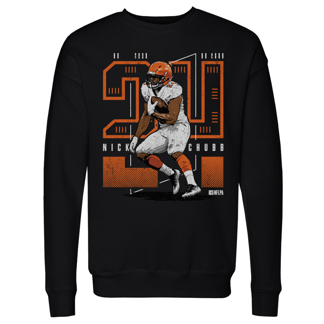 Nick Chubb Men&#39;s Crewneck Sweatshirt | 500 LEVEL