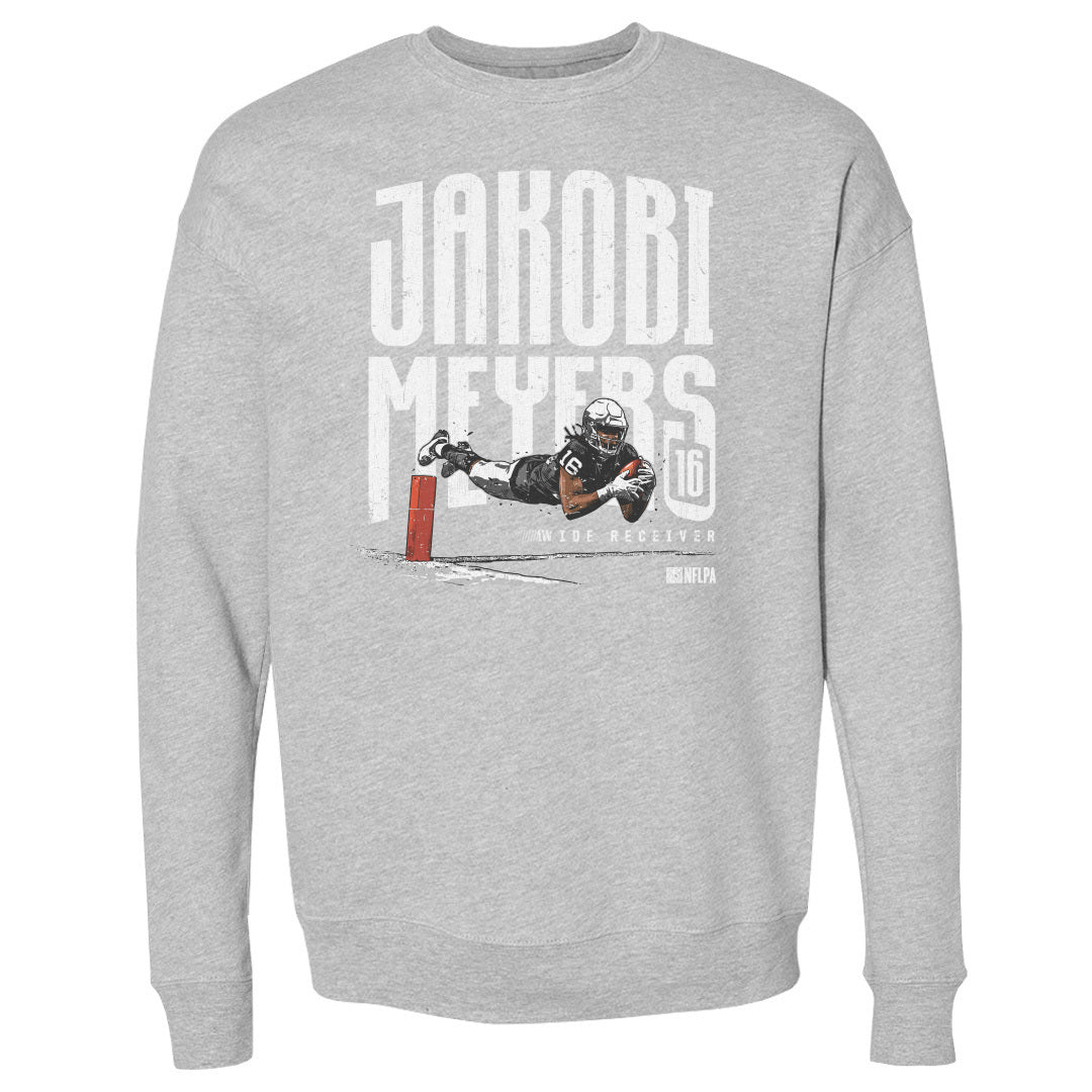 Jakobi Meyers Men&#39;s Crewneck Sweatshirt | 500 LEVEL