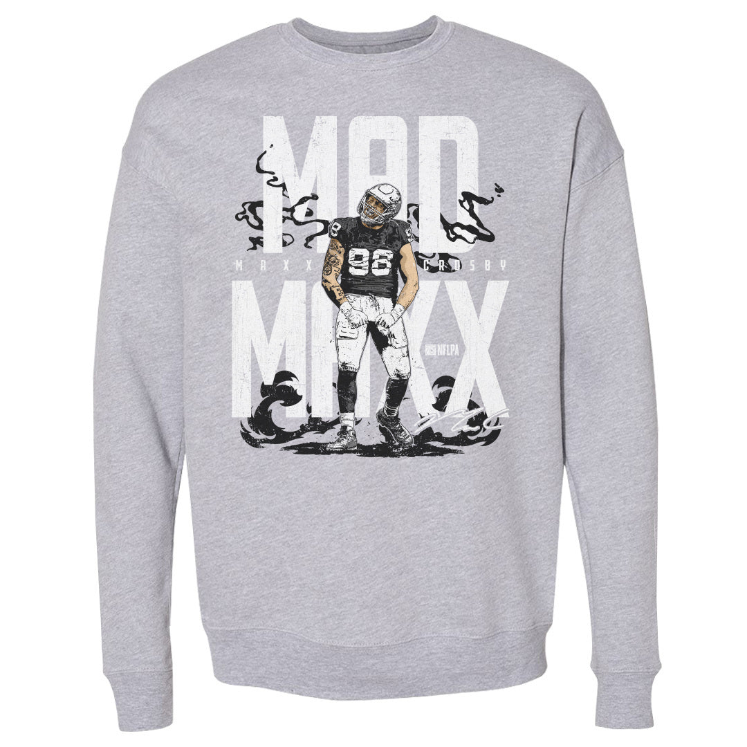 Maxx Crosby Men&#39;s Crewneck Sweatshirt | 500 LEVEL