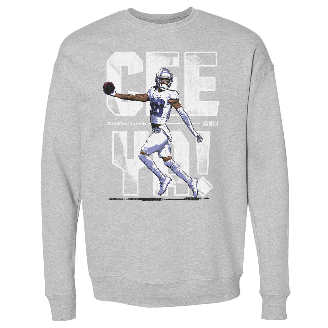 CeeDee Lamb Men&#39;s Crewneck Sweatshirt | 500 LEVEL