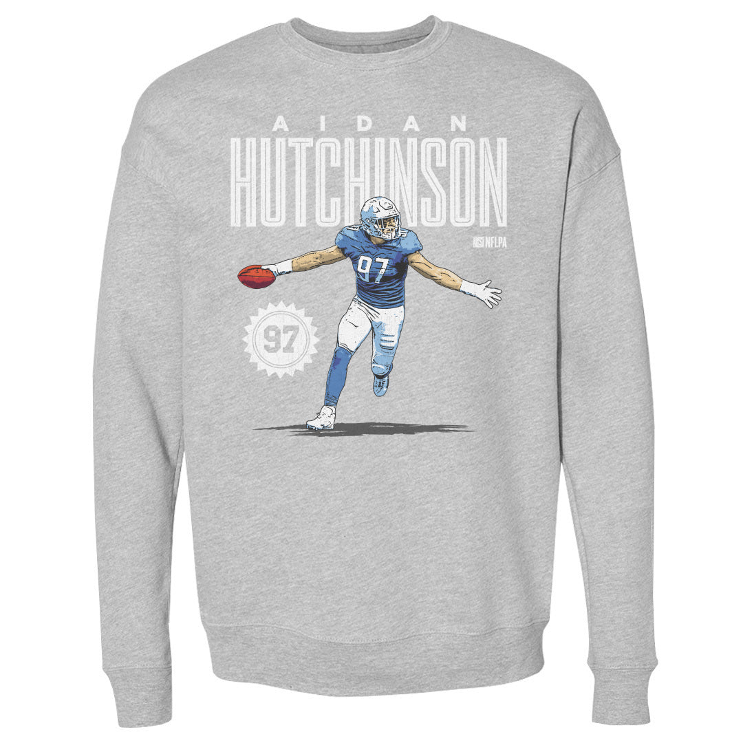 Aidan Hutchinson Men&#39;s Crewneck Sweatshirt | 500 LEVEL