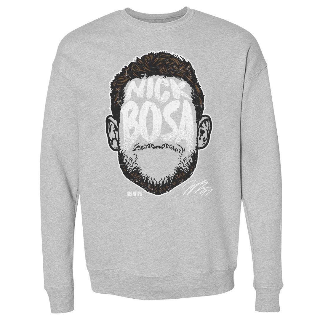 Nick Bosa Men&#39;s Crewneck Sweatshirt | 500 LEVEL