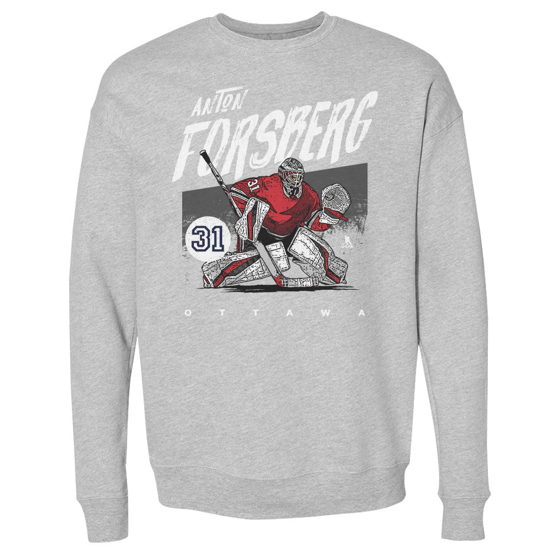 Anton Forsberg Men&#39;s Crewneck Sweatshirt | 500 LEVEL