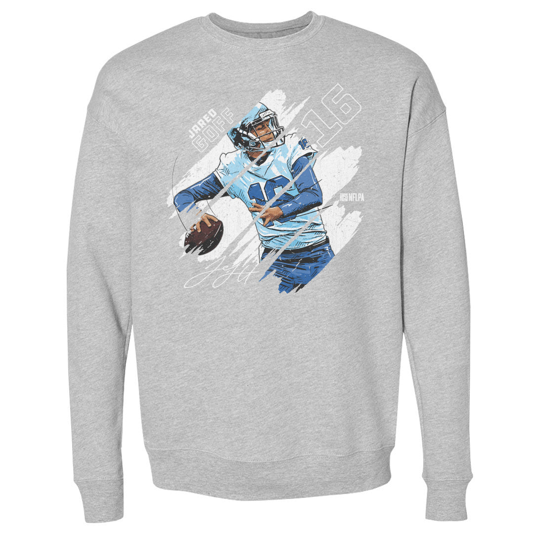 Jared Goff Men&#39;s Crewneck Sweatshirt | 500 LEVEL