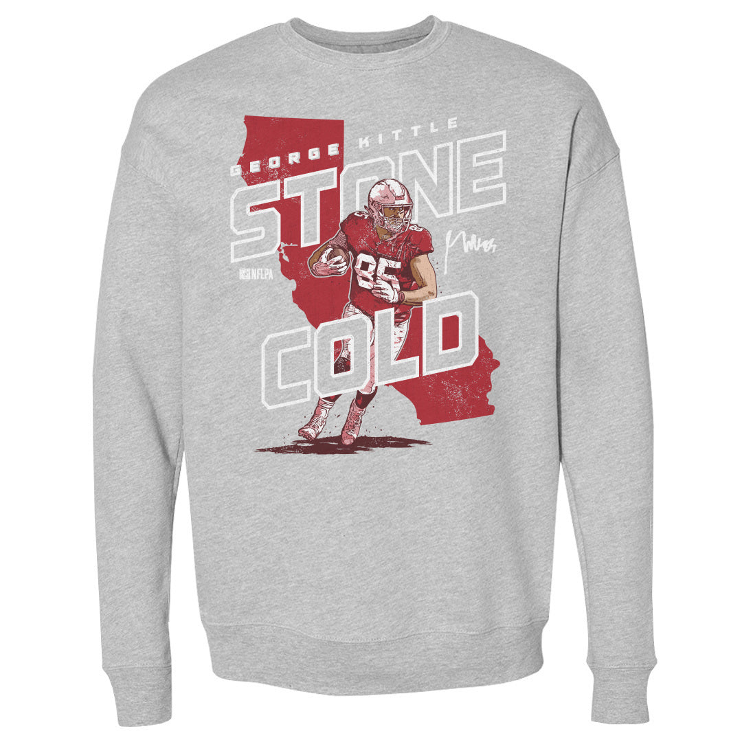 George Kittle Men&#39;s Crewneck Sweatshirt | 500 LEVEL