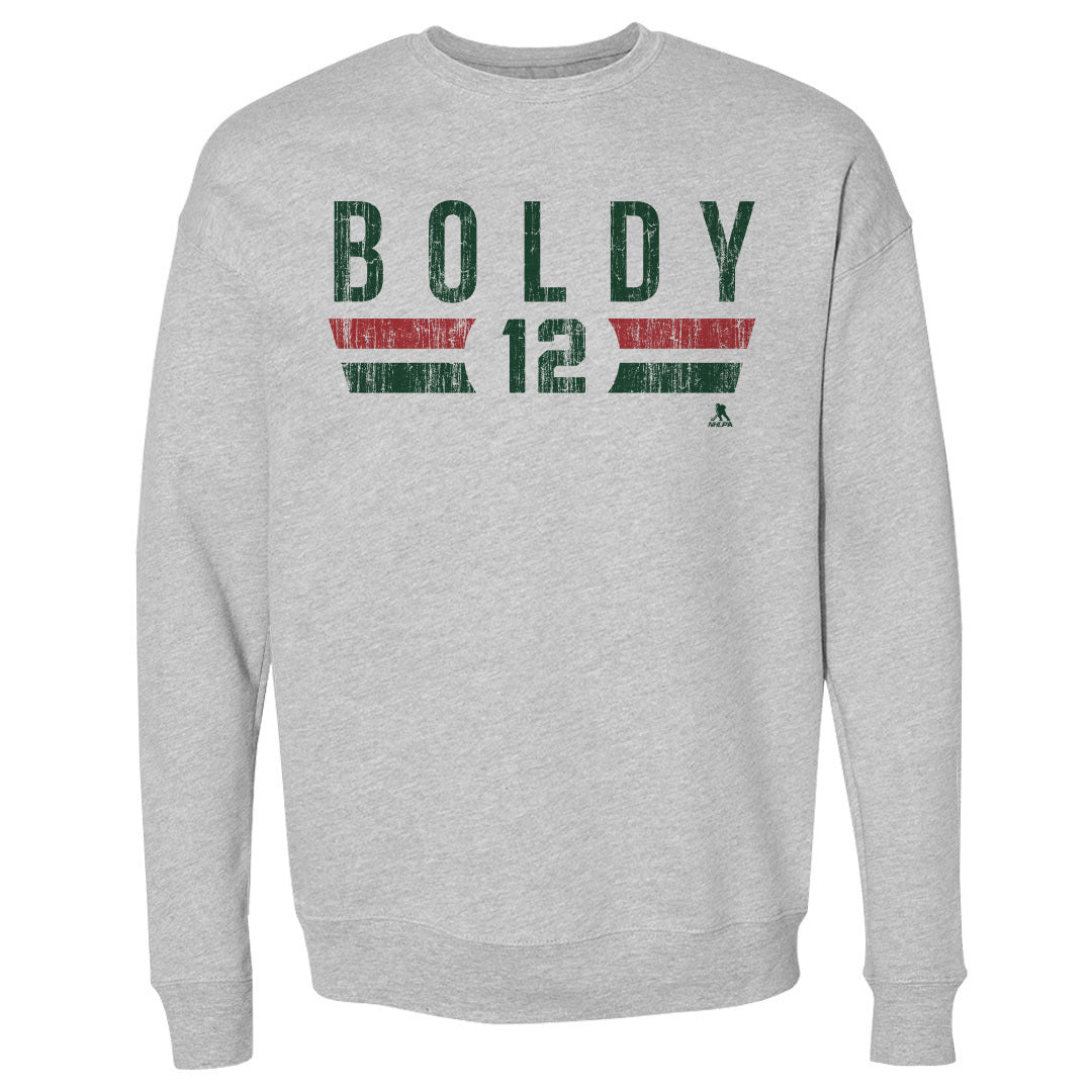 Matt Boldy Men&#39;s Crewneck Sweatshirt | 500 LEVEL