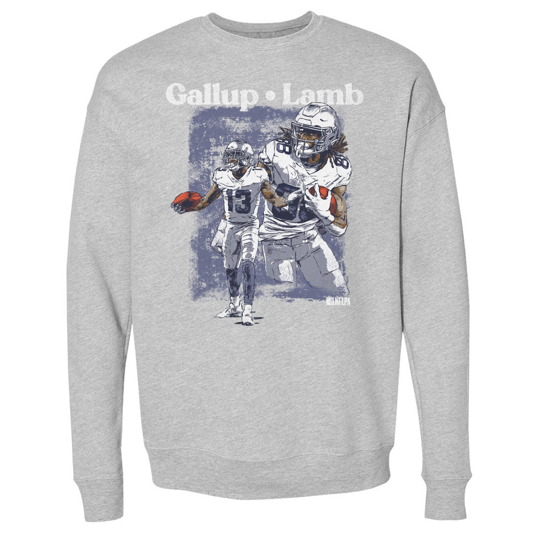 CeeDee Lamb Men&#39;s Crewneck Sweatshirt | 500 LEVEL