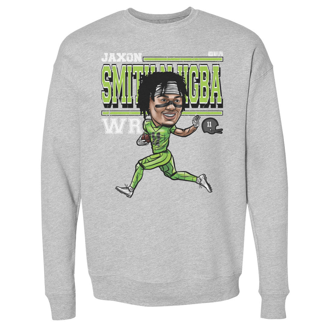 Jaxon Smith-Njigba Men&#39;s Crewneck Sweatshirt | 500 LEVEL