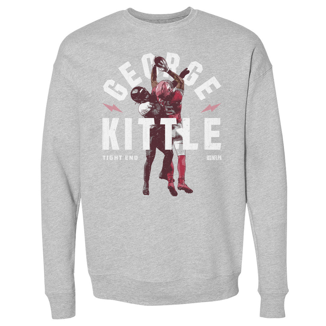 George Kittle Men&#39;s Crewneck Sweatshirt | 500 LEVEL