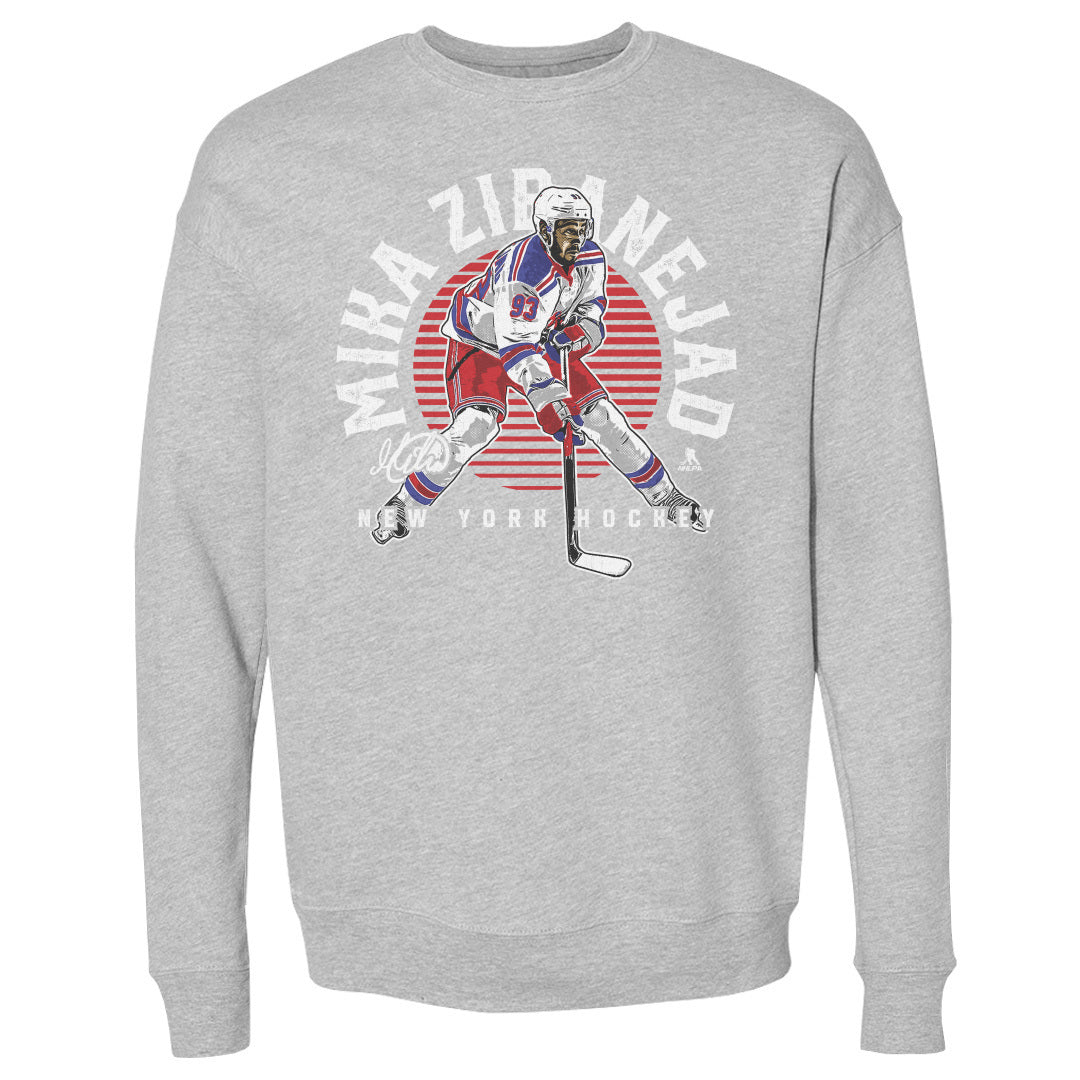 Mika Zibanejad Men&#39;s Crewneck Sweatshirt | 500 LEVEL