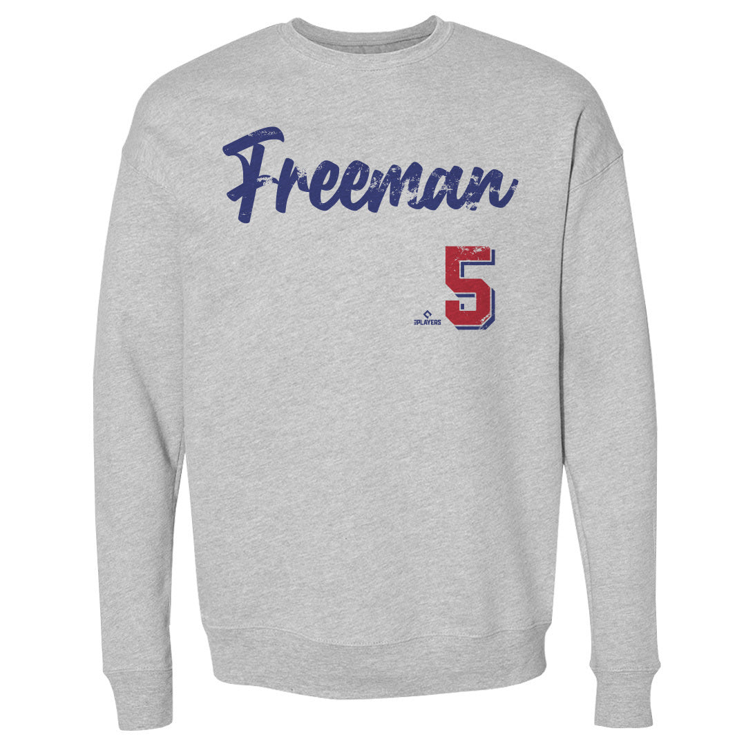 Freddie Freeman Men&#39;s Crewneck Sweatshirt | 500 LEVEL