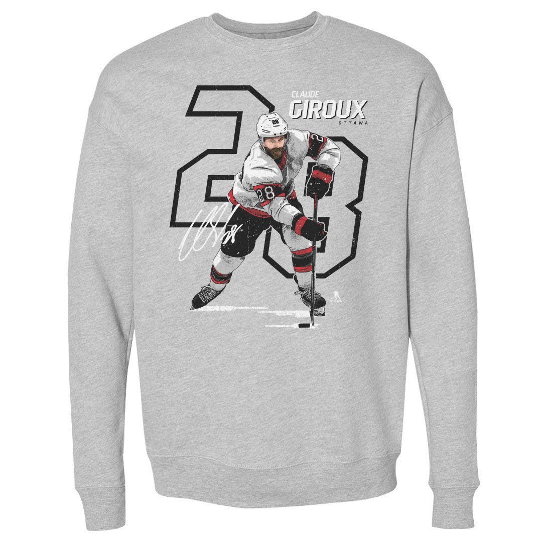 Claude Giroux Men&#39;s Crewneck Sweatshirt | 500 LEVEL