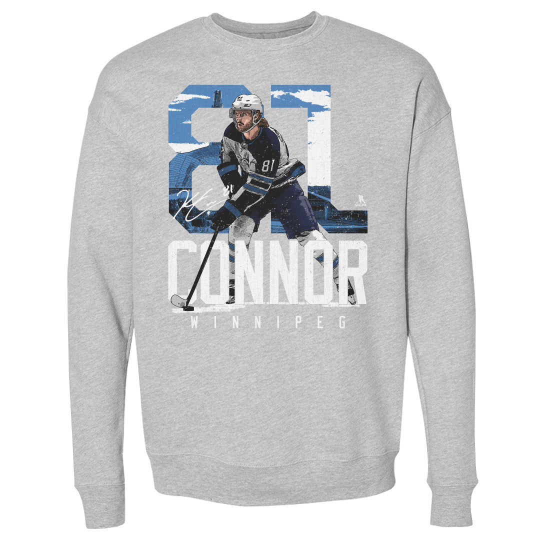 Kyle Connor Men&#39;s Crewneck Sweatshirt | 500 LEVEL