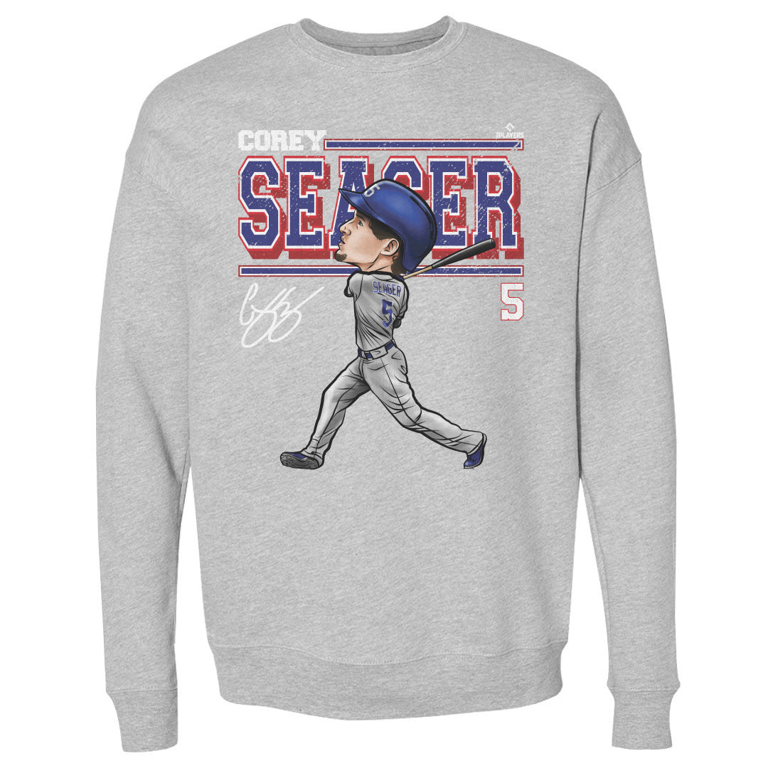 Corey Seager Men&#39;s Crewneck Sweatshirt | 500 LEVEL