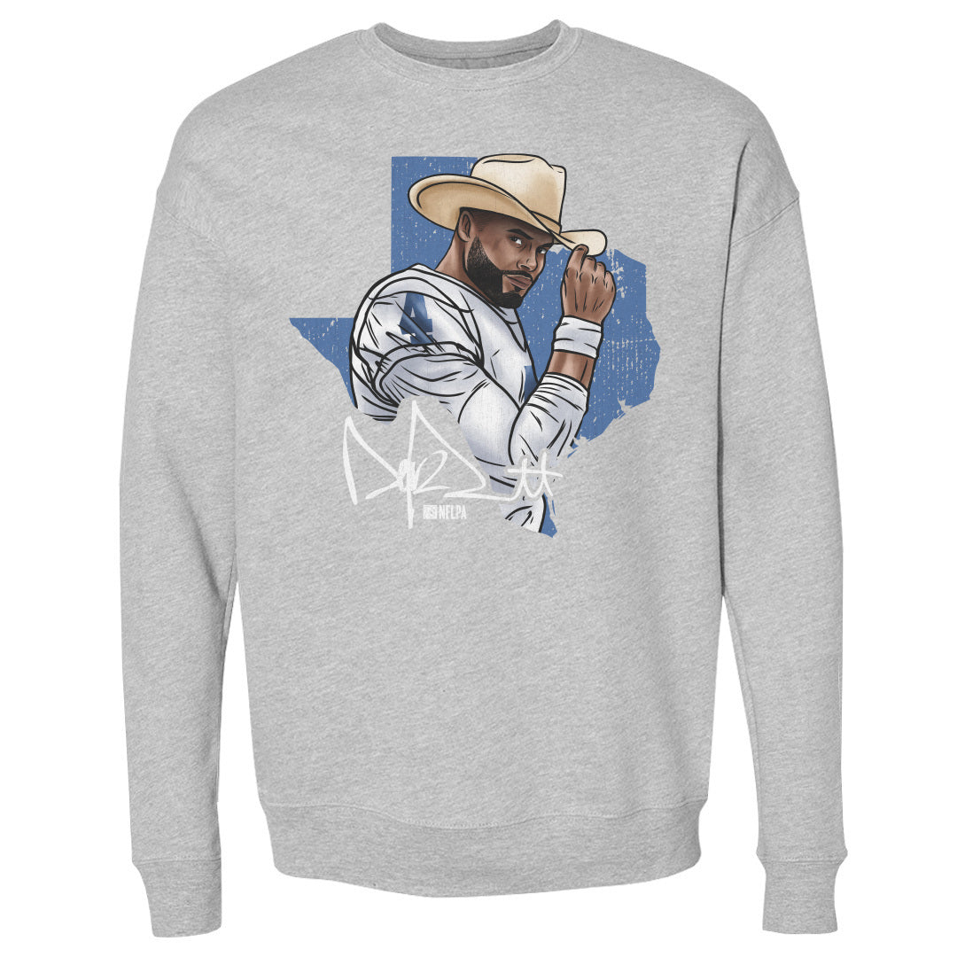 Dak Prescott Men&#39;s Crewneck Sweatshirt | 500 LEVEL