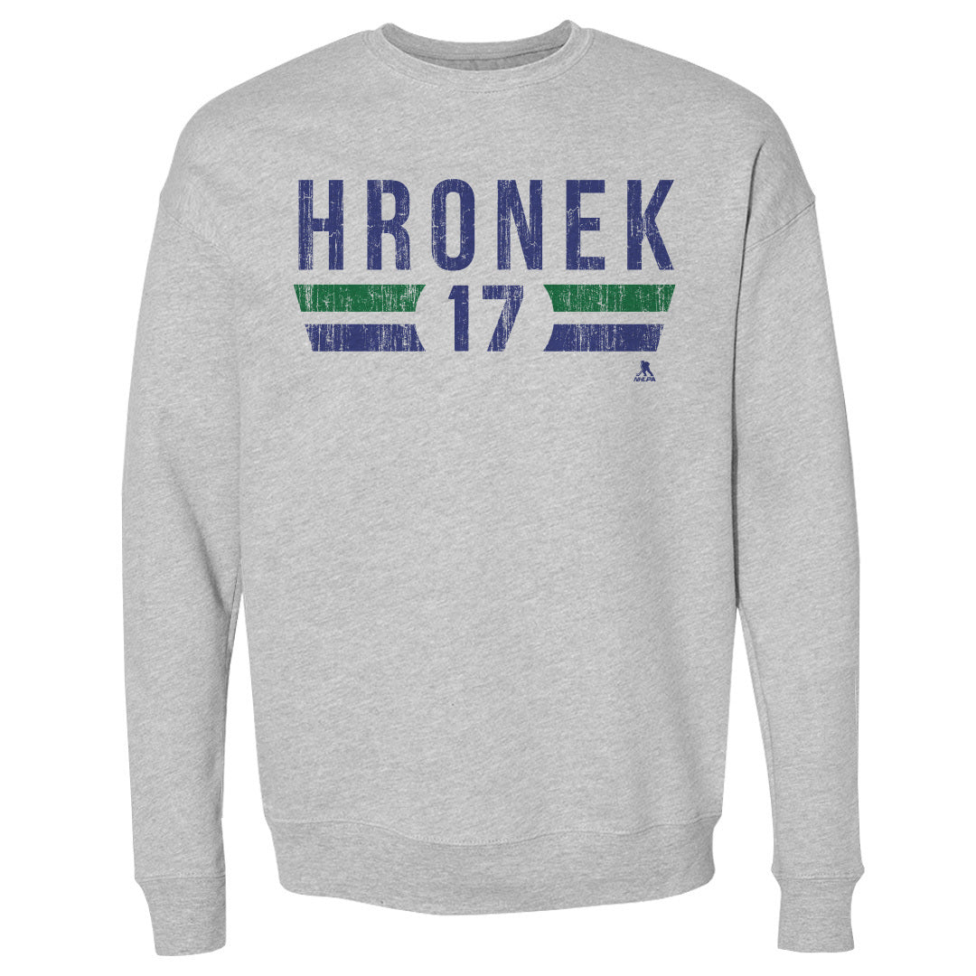 Filip Hronek Men&#39;s Crewneck Sweatshirt | 500 LEVEL