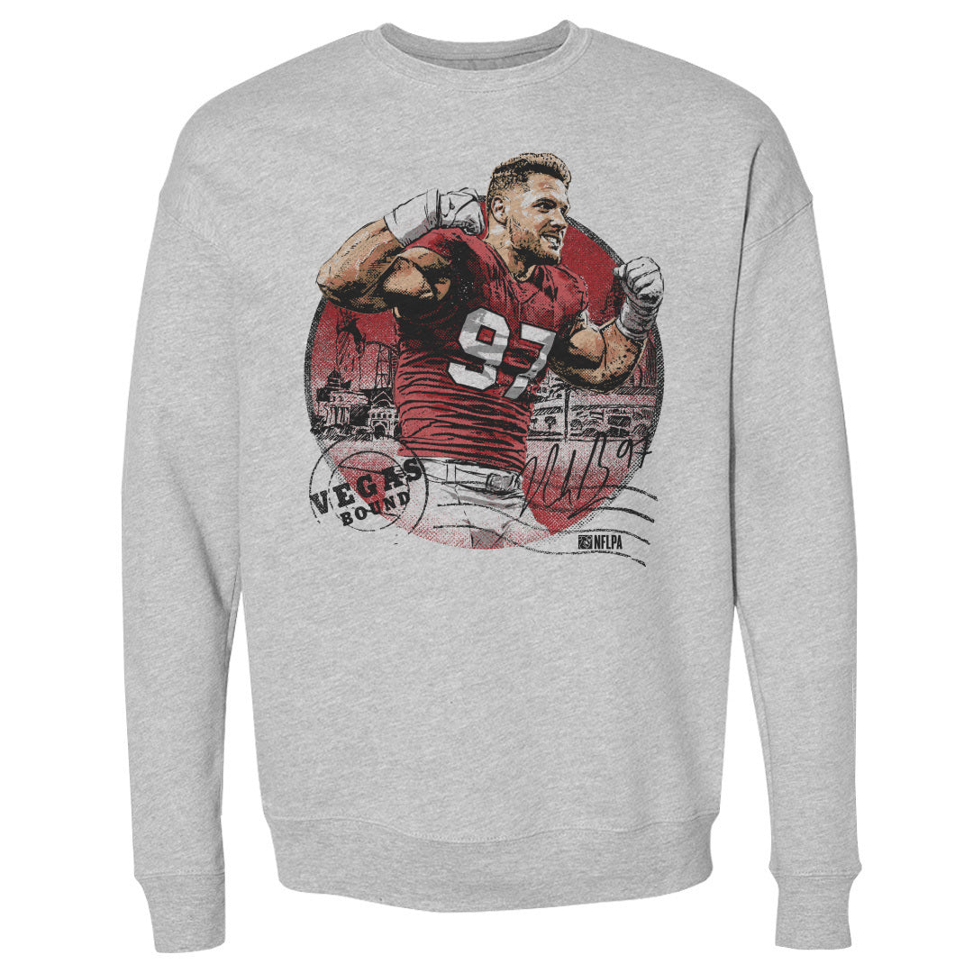 Nick Bosa Men&#39;s Crewneck Sweatshirt | 500 LEVEL