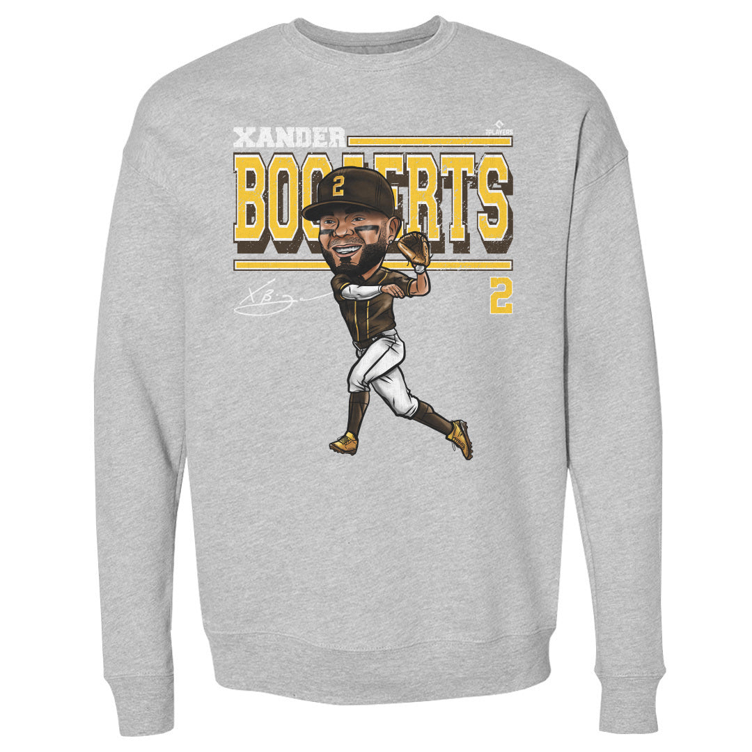 Xander Bogaerts Men&#39;s Crewneck Sweatshirt | 500 LEVEL