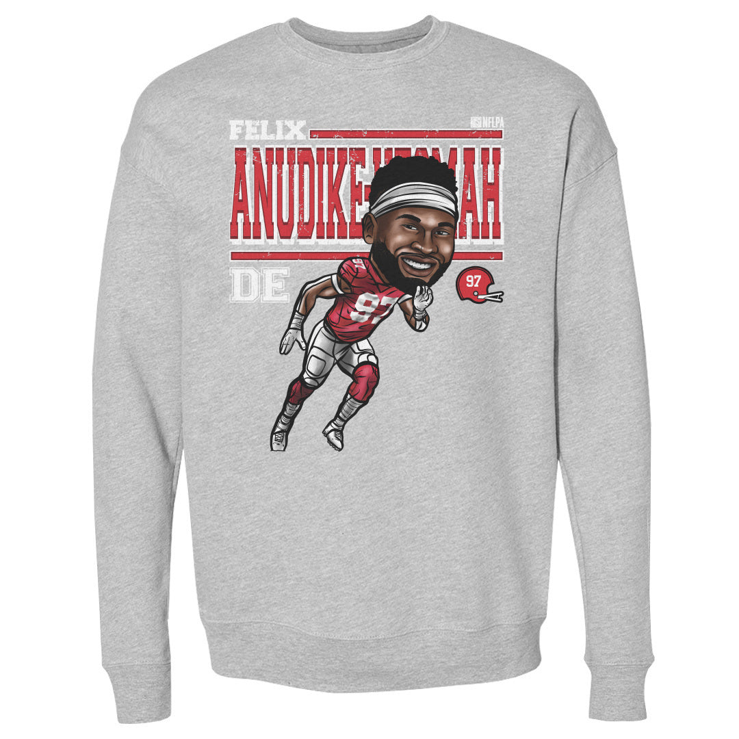 Felix Anudike-Uzomah Men&#39;s Crewneck Sweatshirt | 500 LEVEL