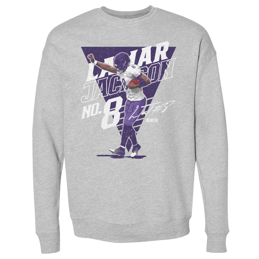 Lamar Jackson Men&#39;s Crewneck Sweatshirt | 500 LEVEL