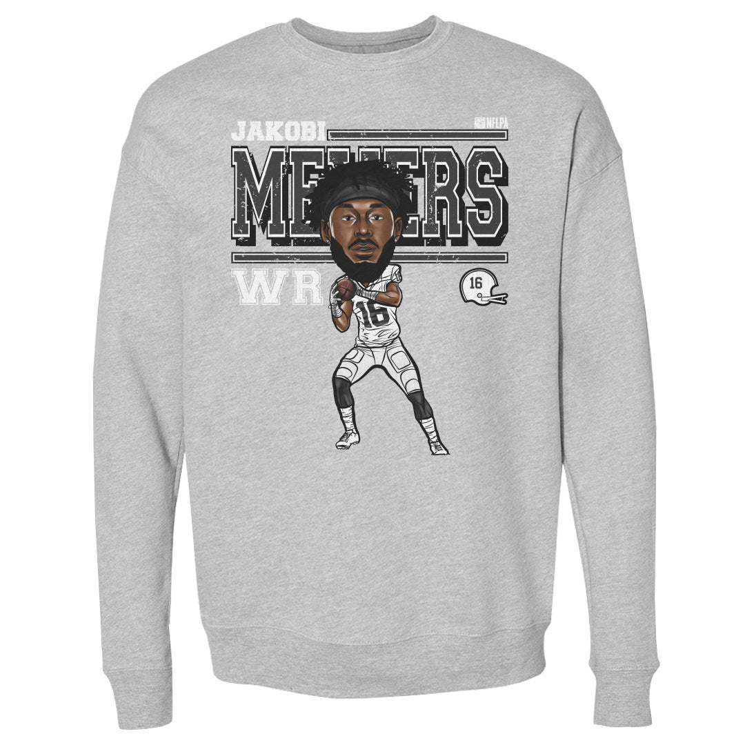 Jakobi Meyers Men&#39;s Crewneck Sweatshirt | 500 LEVEL