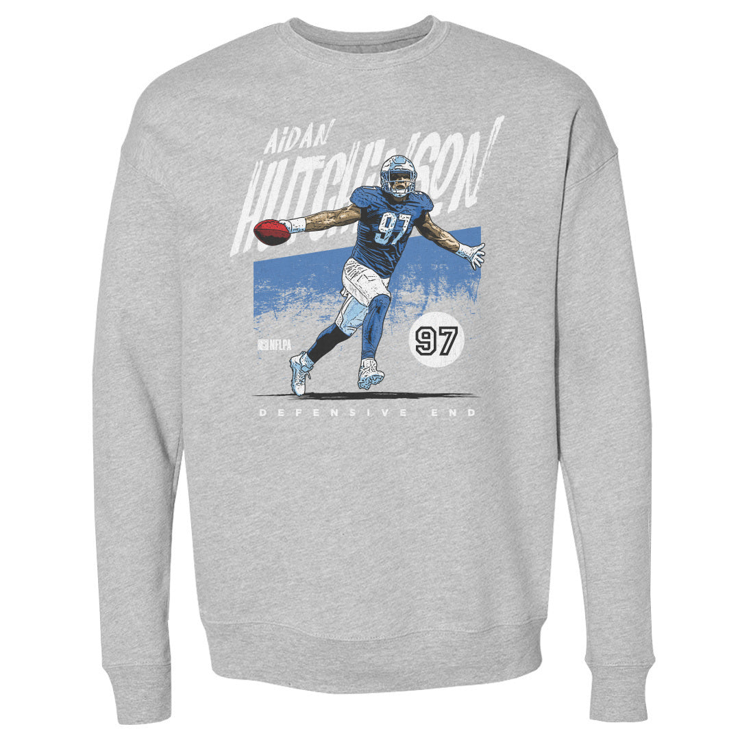 Aidan Hutchinson Men&#39;s Crewneck Sweatshirt | 500 LEVEL