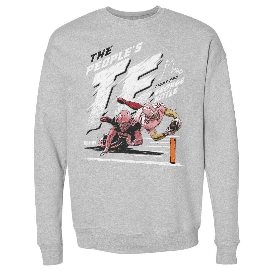 George Kittle Men&#39;s Crewneck Sweatshirt | 500 LEVEL