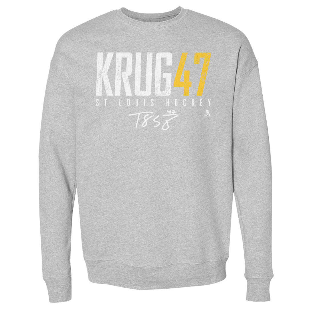 Torey Krug Men&#39;s Crewneck Sweatshirt | 500 LEVEL