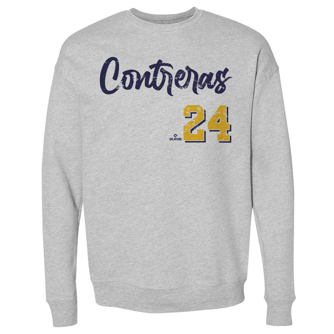 William Contreras Men&#39;s Crewneck Sweatshirt | 500 LEVEL