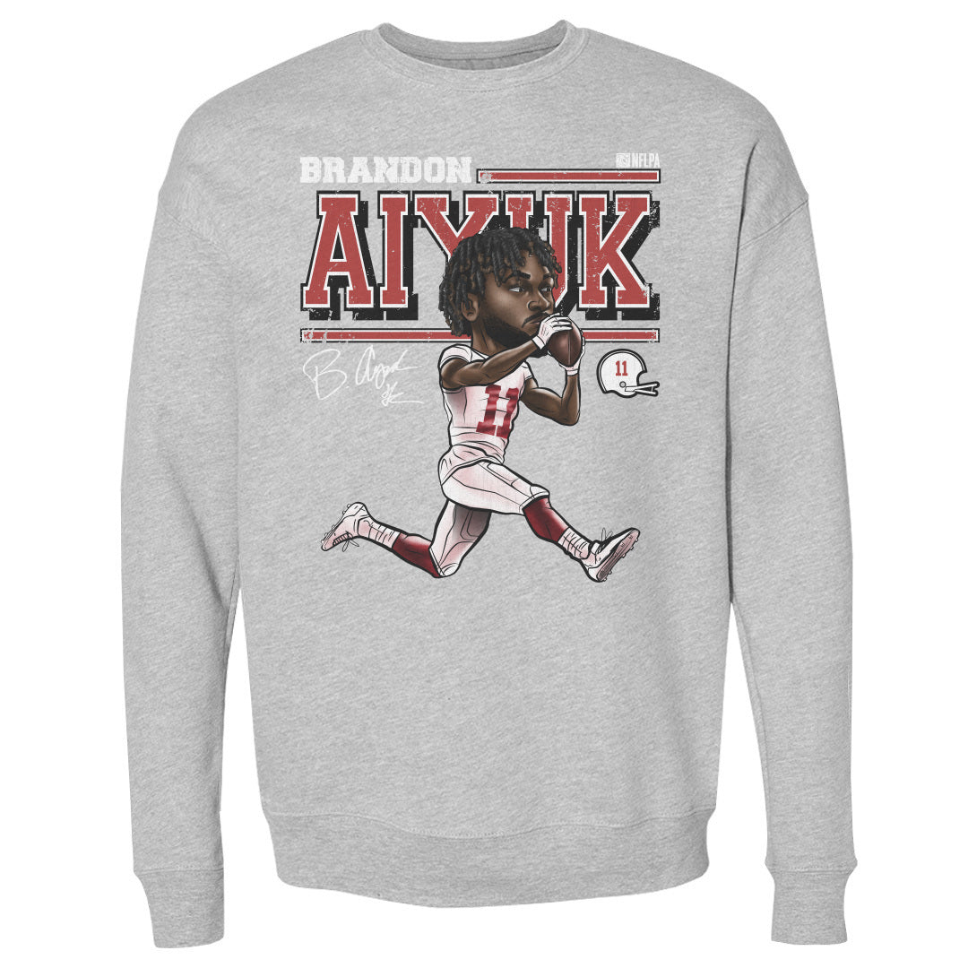 Brandon Aiyuk Men&#39;s Crewneck Sweatshirt | 500 LEVEL