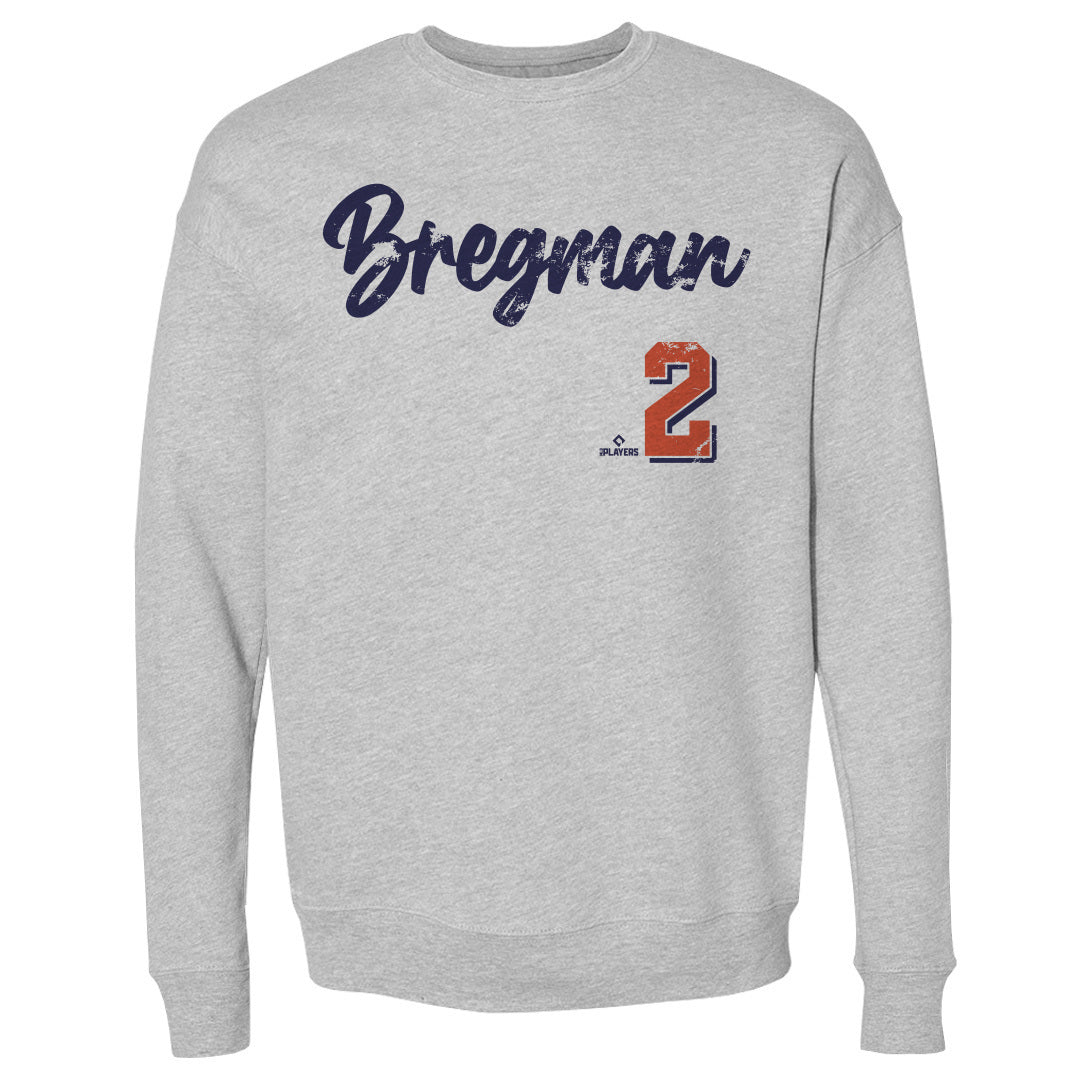 Alex Bregman Men&#39;s Crewneck Sweatshirt | 500 LEVEL