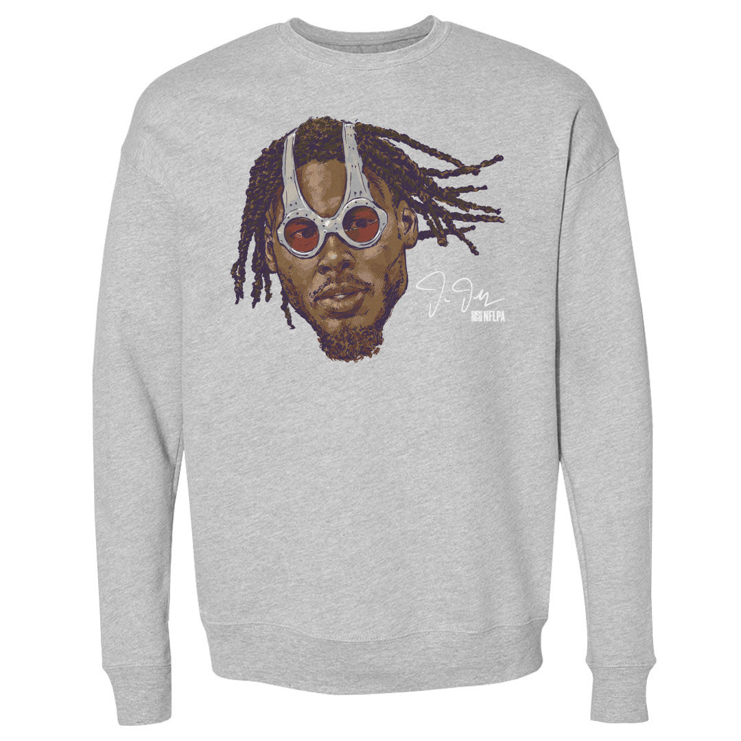 Justin Jefferson Men&#39;s Crewneck Sweatshirt | 500 LEVEL